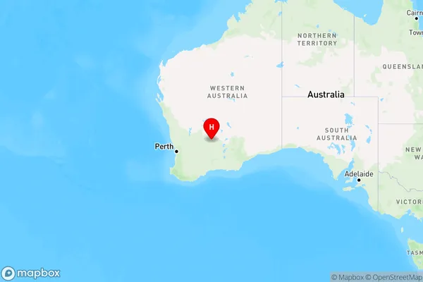 Boorabbin,Western Australia Region Map