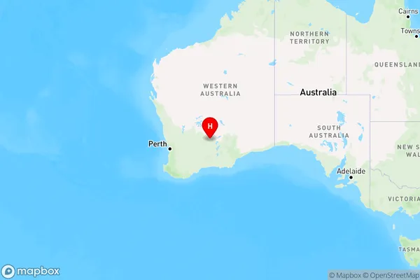 Bullabulling,Western Australia Region Map