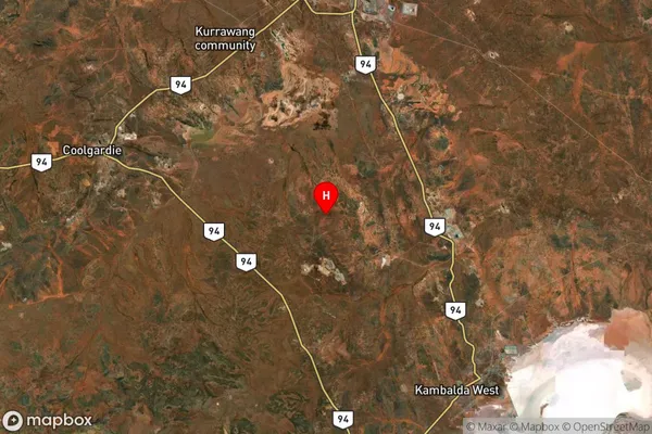 Karramindie,Western Australia Satellite Map