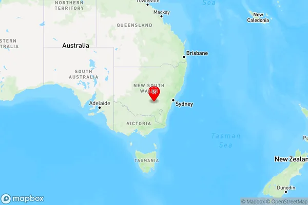 Weedallion,New South Wales Region Map