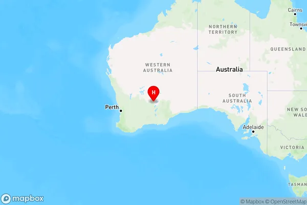 Lamington,Western Australia Region Map