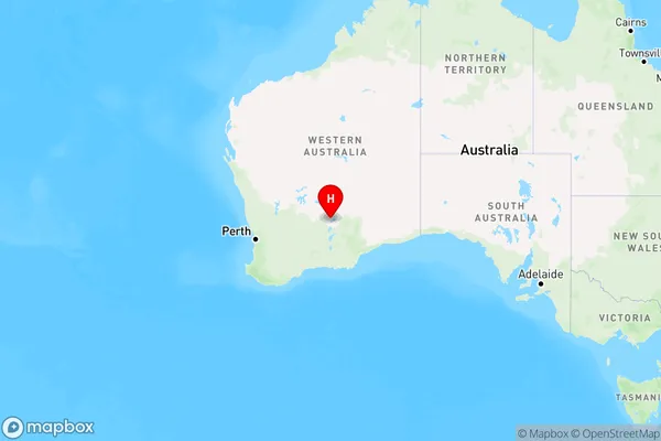 Bulong,Western Australia Region Map