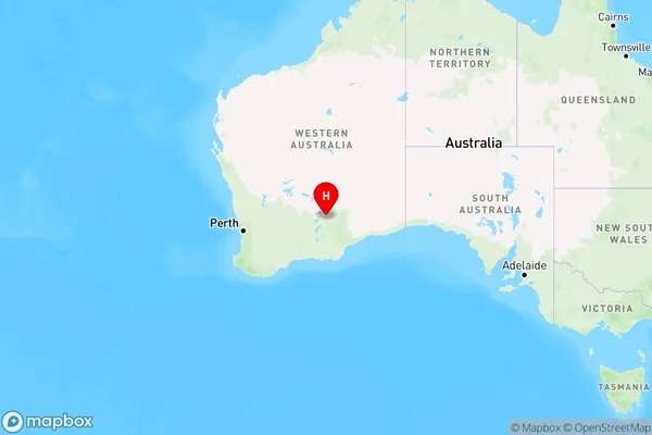 Emu Flat,Western Australia Region Map