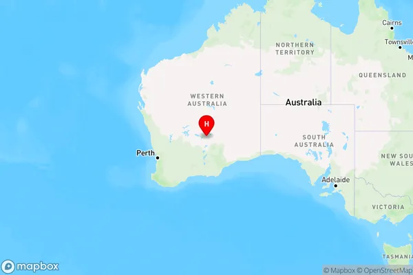 Kookynie,Western Australia Region Map