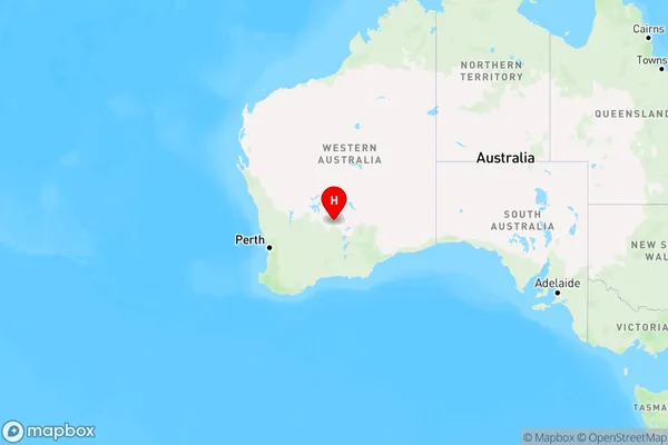 Ora Banda,Western Australia Region Map