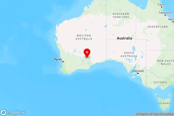 Cundeelee,Western Australia Region Map