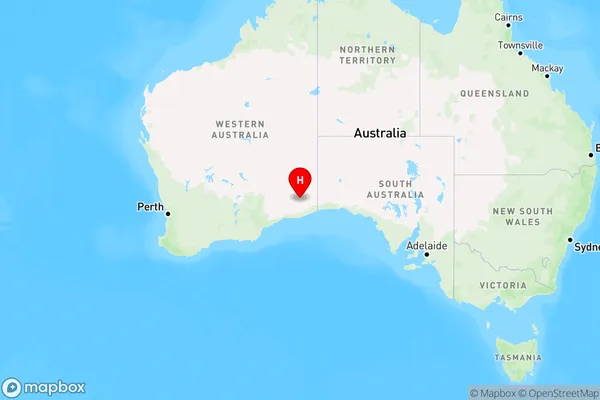 Forrest,Western Australia Region Map