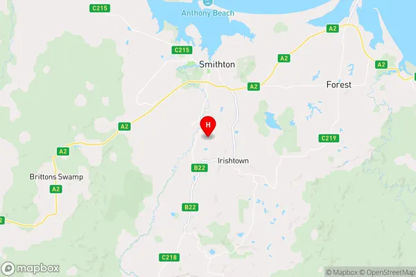 Scotchtown,Tasmania Area Map