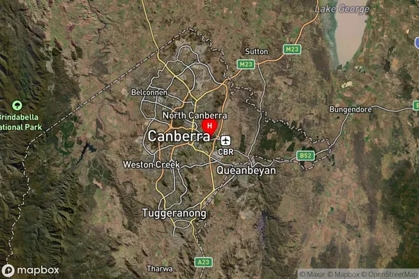 Duntroon,Australian Capital Territory Satellite Map