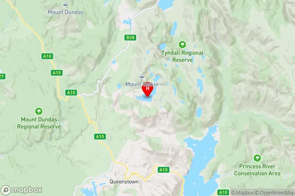 Lake Margaret,Tasmania Area Map