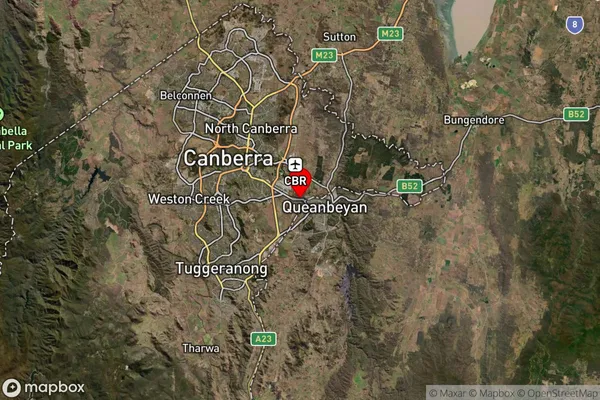 Harman,Australian Capital Territory Satellite Map