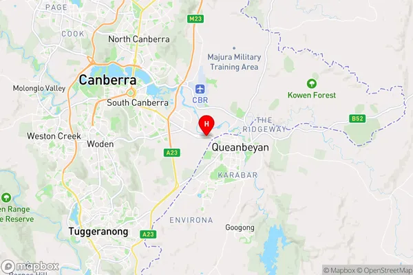 Harman,Australian Capital Territory Area Map