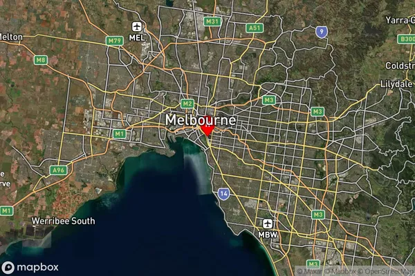 St Kilda Road,Victoria Satellite Map