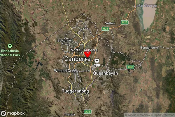 Russell Hill,Australian Capital Territory Satellite Map