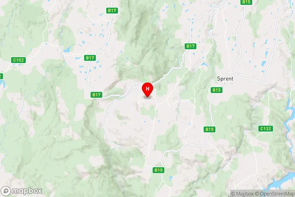 Gunns Plains,Tasmania Area Map