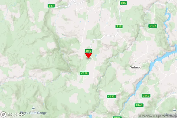 Nietta,Tasmania Area Map