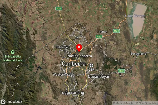 Lyneham,Australian Capital Territory Satellite Map