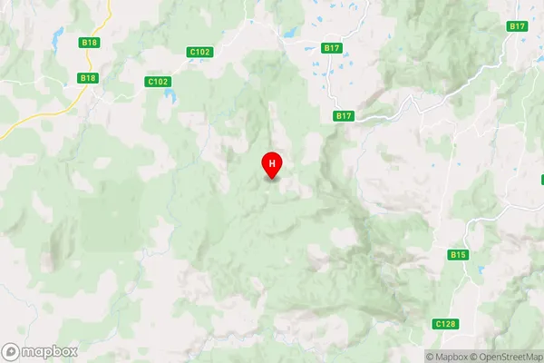 Loyetea,Tasmania Area Map