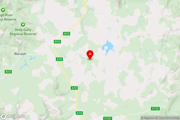 Guildford,Tasmania Area Map