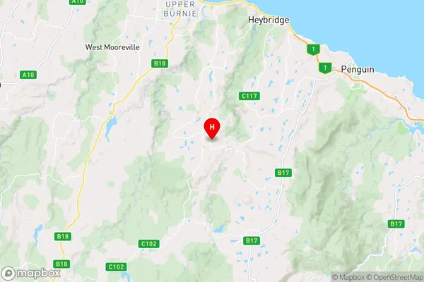 Natone,Tasmania Area Map