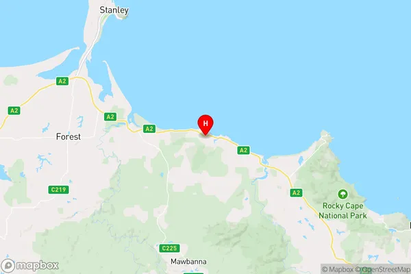 Port Latta,Tasmania Area Map