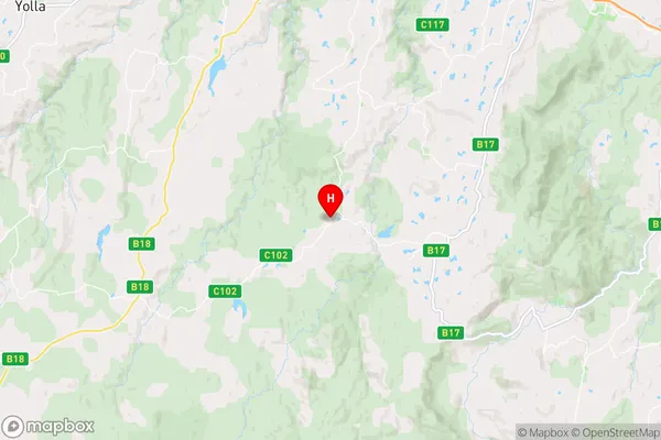 Upper Natone,Tasmania Area Map