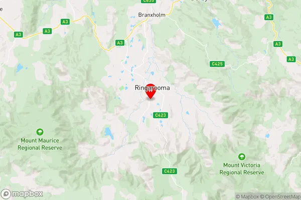 Ringarooma,Tasmania Area Map