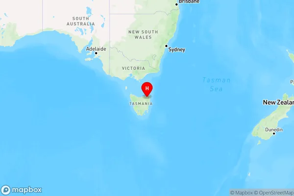 Ringarooma,Tasmania Region Map