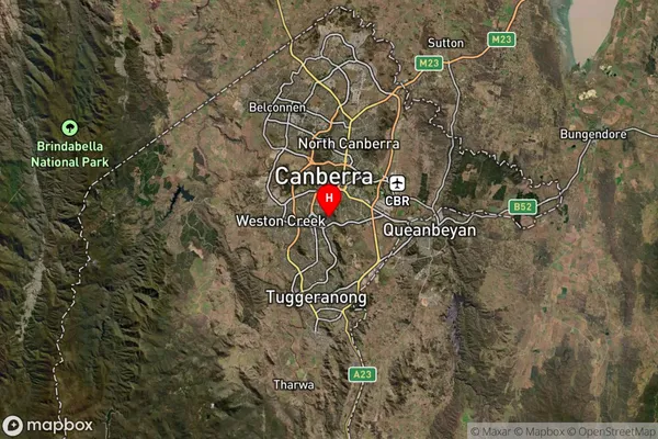 Garran,Australian Capital Territory Satellite Map