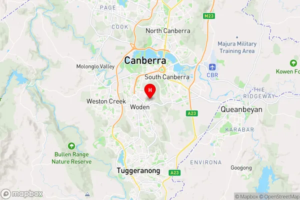 Garran,Australian Capital Territory Area Map