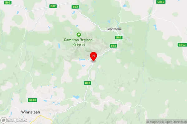 South Mount Cameron,Tasmania Area Map