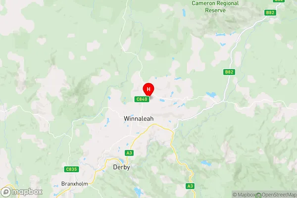 Winnaleah,Tasmania Area Map