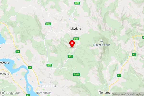 Underwood,Tasmania Area Map