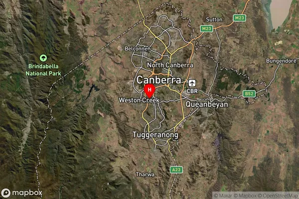 Lyons,Australian Capital Territory Satellite Map