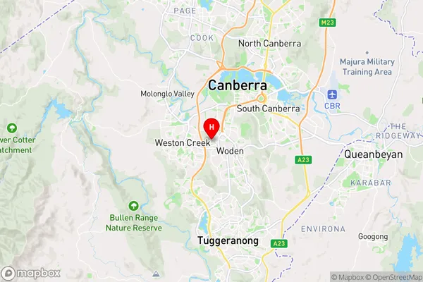 Lyons,Australian Capital Territory Area Map