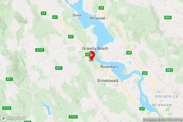 Lanena,Tasmania Area Map