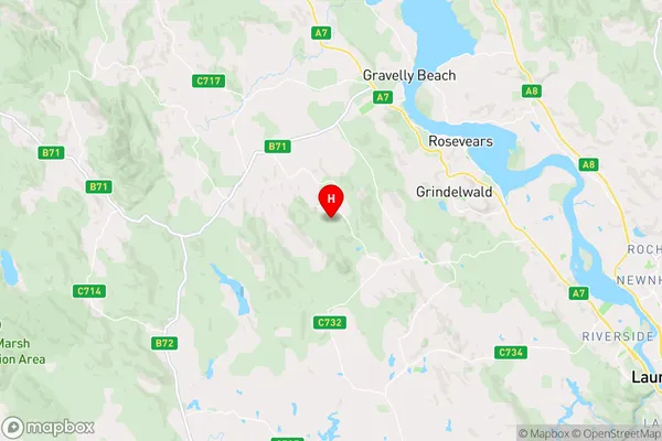 Notley Hills,Tasmania Area Map