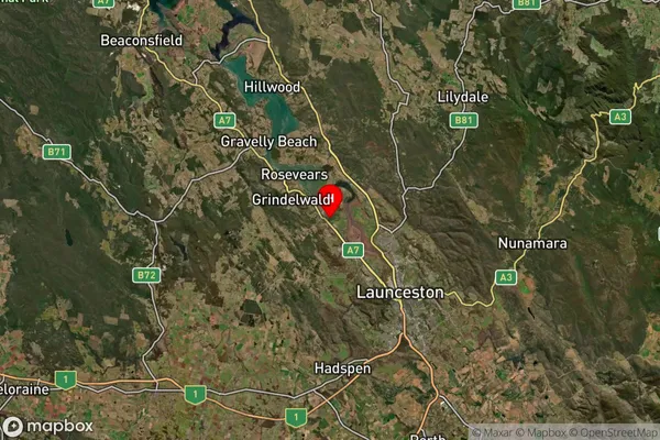 Legana,Tasmania Satellite Map