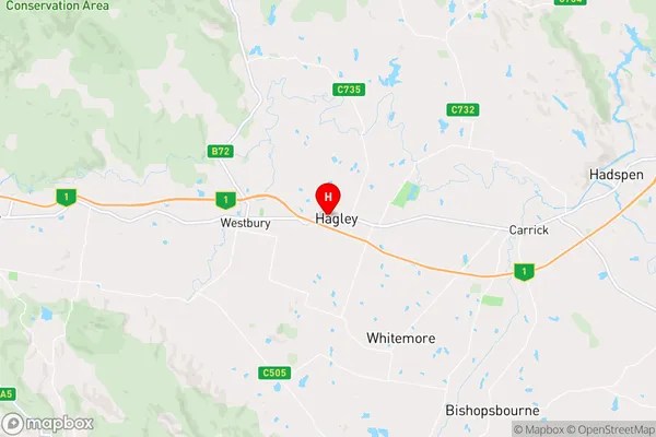 Hagley,Tasmania Area Map