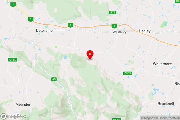 Osmaston,Tasmania Area Map