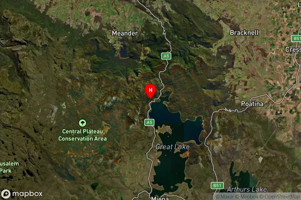 Doctors Point,Tasmania Satellite Map