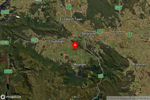 Montana,Tasmania Satellite Map