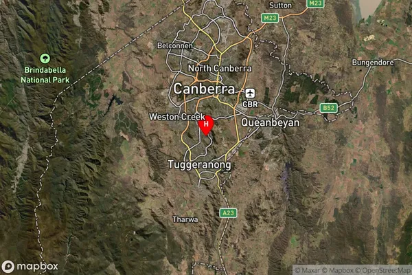 Farrer,Australian Capital Territory Satellite Map