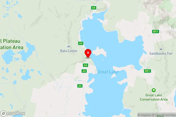 Reynolds Neck,Tasmania Area Map