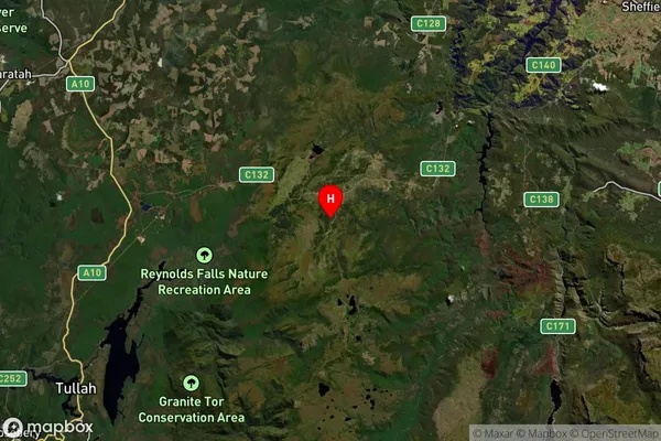 Cradle Mountain,Tasmania Satellite Map