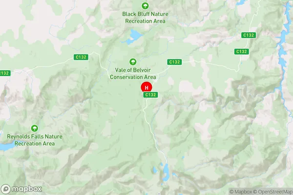 Cradle Mountain,Tasmania Area Map