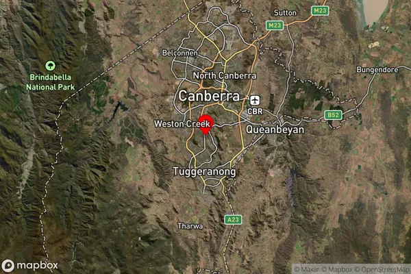 Mawson,Australian Capital Territory Satellite Map