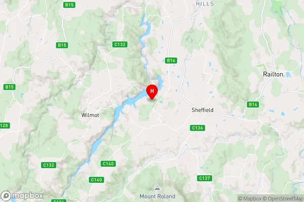 Nowhere Else,Tasmania Area Map