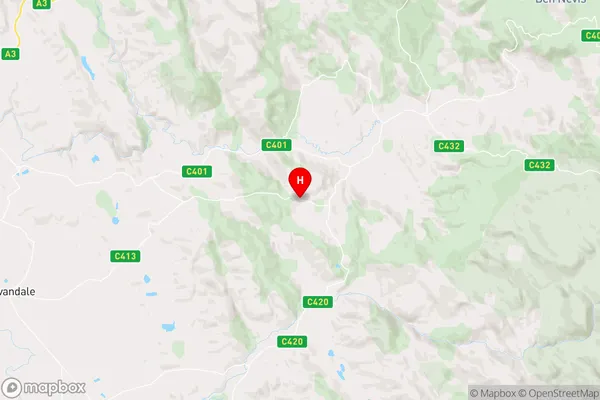 Blessington,Tasmania Area Map