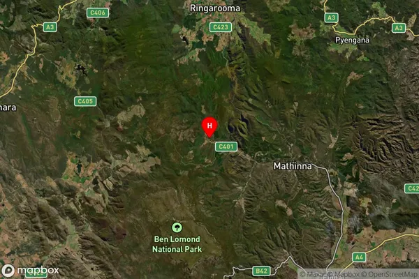 Upper Esk,Tasmania Satellite Map